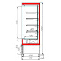 Холодильная горка CARBOMA FC 20‑07 VM 1.3‑2 ral