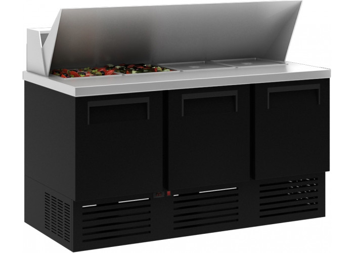 Холодильный стол CARBOMA T70 M2sandGN‑2 9006 01 с угловой крышкой (GN 1/3)