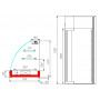 Холодильная витрина ПОЛЮС A57 VM 1.2‑1 (ВХС‑1.2) gray