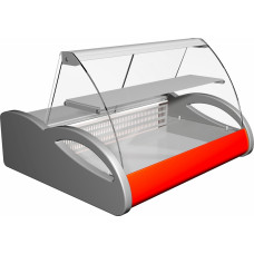 Холодильная витрина ПОЛЮС A87 SM 1.0‑1 (ВХС‑1.0) grеy&red