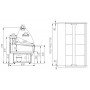 Холодильная витрина ПОЛЮС ЭКО G85 SV 1.2‑1 (ВХСр‑1.2)