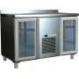 Холодильный стол ПОЛЮС T70 M2‑1‑G 9006 (2GNG/NT)